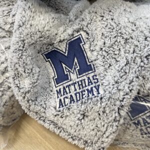Matthias Academy Logo Blanket