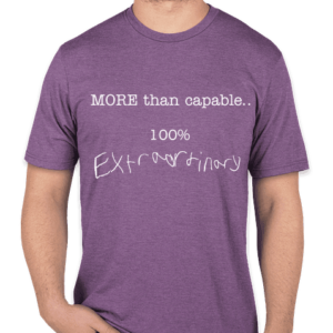 Shirt "MORE Than Capable" Purple